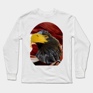 Eagle - the head of an eagle Long Sleeve T-Shirt